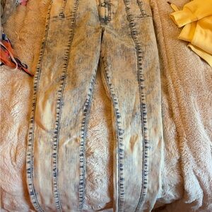 Guess Light Blue Acid Wash Jeans
